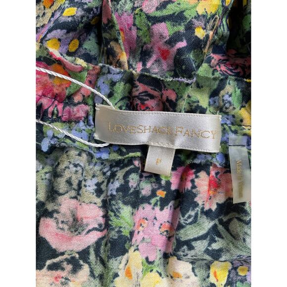 Loveshackfancy 'Popover' Green Cotton Dress Size P - Picture 3 of 4